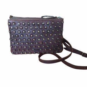 Frye Brown Leather Jenna Crossbody